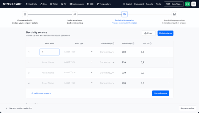 online onboarding asset type